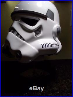 1 STAR WARS Stormtrooper Helmet Prop Replica Nice1/1 Scale Helmet Plus Stand