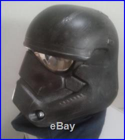 1 Star Wars The Force Awakens shadow Black Stormtrooper Prop Helmet Adult