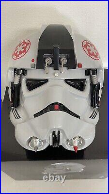 11 Anovos Star Wars Classic AT-AT DRIVER Prop Replica Stormtrooper Helmet NEW