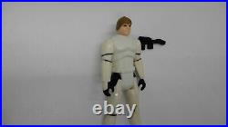 1984 Vintage Star Wars Last 17 Luke Stormtrooper Figure Dark Blue Gun No Helmet
