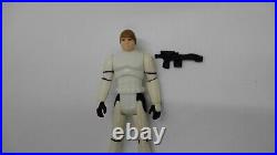 1984 Vintage Star Wars Last 17 Luke Stormtrooper Figure Dark Blue Gun No Helmet