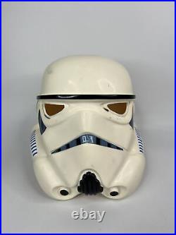 1997 Vintage Star Wars Don Post Stormtrooper Helmet Mask Prop Rare W Box Wear