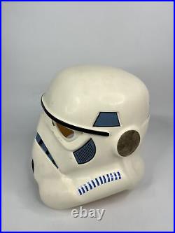 1997 Vintage Star Wars Don Post Stormtrooper Helmet Mask Prop Rare W Box Wear