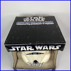 1997 Vintage Star Wars Don Post Stormtrooper Helmet Mask Prop Rare W Box Wear