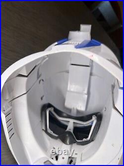 2008Star Wars Captain Rex & Clone Storm Trooper Talking Helmet No Antenna Tested