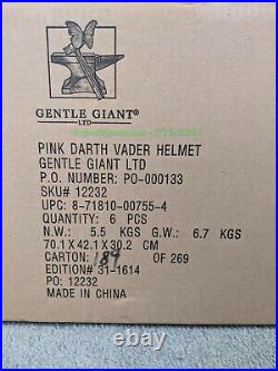 2009 SDCC Exclusive Star Wars Darth Vader Pink Helmet Gentle Giant