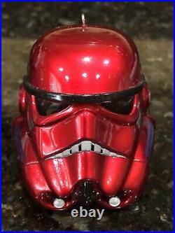 2017 Hallmark Star Wars Imperial Stormtrooper Surprise Ornament RED Sound WORKS