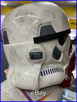 2017 Star Wars Lifesize EFX Incinerator Stormtrooper Helmet The Force Unleashed