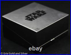 2020 $5 Niue 2 oz Silver Star Wars 3D Colorized Storm Trooper Helmet in OGP COA