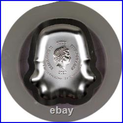 2020 $5 Niue Star Wars Stormtrooper Helmet Shape 2 oz. 999 Silver NGC MS70 FR