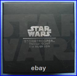 2020 Niue $5 Star Wars Helmet Collection Stormtrooper 2 oz. 999 Silver Disney