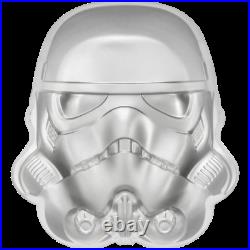 2020 Niue $5 Star Wars Stormtrooper Helmet 2 oz. 999 Silver Coin 5,000 Made