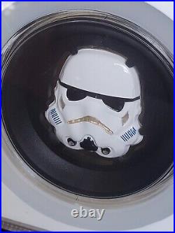 2020 Niue S$5 Star Wars RARE Stormtrooper Helmet Colorized 2 Oz HR NGC PF69 OGP