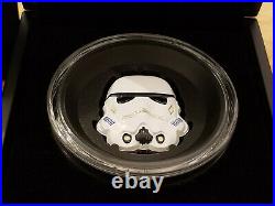 2020 STORMTROOPER Colored Helmet 2oz Ultra High Relief Silver Coin