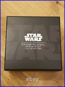 2020 STORMTROOPER Colored Helmet 2oz Ultra High Relief Silver Coin