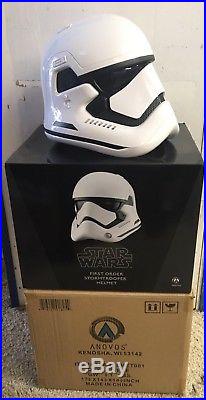 ANOVOS First Order Storm Trooper Helmet (wearable) With Original Box