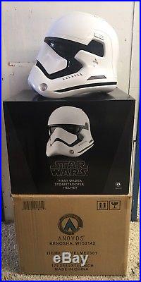 ANOVOS First Order Storm Trooper Helmet (wearable) With Original Box