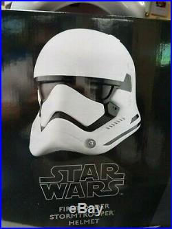 ANOVOS STAR WARS Prop First Order Stormtrooper Helmet with Box