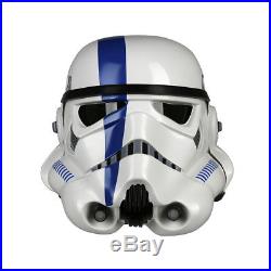 ANOVOS Star Wars EP IV A New Hope Imperial Stormtrooper TK Commander Helmet blue