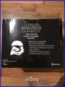 ANOVOS Star Wars First Order Stormtrooper Replica Helmet Wearable Standard Line