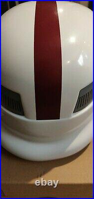 Anovos Incinerator Stormtrooper Helmet w. Bonus Plaque and Stand Complete Set