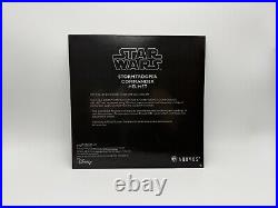 Anovos Limited Edition Star Wars Stormtrooper Commander Helmet Blue Variant NIB