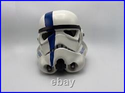 Anovos Limited Edition Star Wars Stormtrooper Commander Helmet Blue Variant NIB