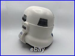 Anovos Limited Edition Star Wars Stormtrooper Commander Helmet Blue Variant NIB