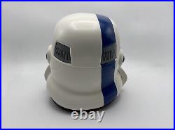 Anovos Limited Edition Star Wars Stormtrooper Commander Helmet Blue Variant NIB