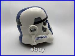 Anovos Limited Edition Star Wars Stormtrooper Commander Helmet Blue Variant NIB