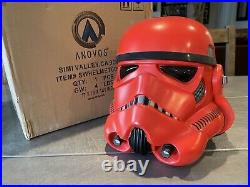 Anovos Star Wars Crimson Trooper Helmet Rare