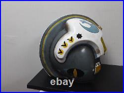 Anovos Star Wars General Merrick Blue Squadron Helmet Mask Statue Denuo Novo