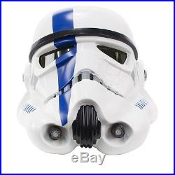 Anovos Star Wars Imperial Stormtrooper TK Helmet Commander (Blue) Trooper Varian