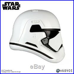 Anovos Star Wars Last Jedi First Order Stormtrooper 11 Scale Helmet In Hand New