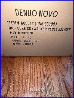 Anovos Star Wars Luke Skywalker X-wing Rebel Pilot Helmet Mask Statue Denuo Novo