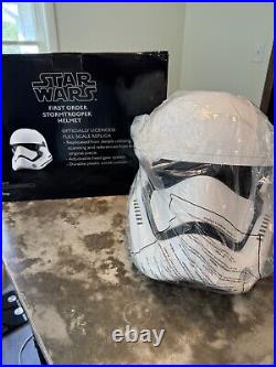 Anovos Star Wars The Force Awakens First Order Stormtrooper Helmet Replica ABS