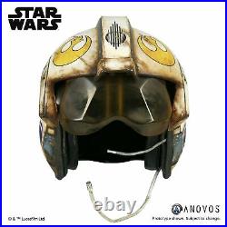 Anovos Star Wars The Force Awakens Rey Salvaged X-wing Pilot Helmet Statue Bust