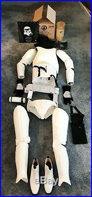 Anovos Stormtrooper Helmet Costume Star Wars Large Cosplay COMPLETE USA Holster