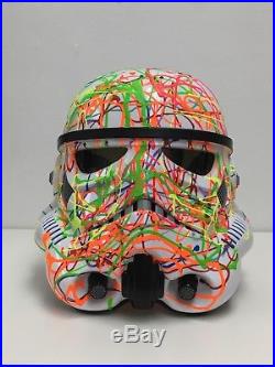 Art Piece Star Wars Stormtrooper adult Helmet. 1 of 5 unique piece of art Signed