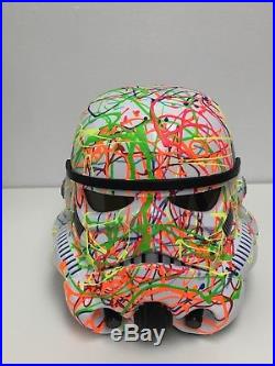 Art Piece Star Wars Stormtrooper adult Helmet. 1 of 5 unique piece of art Signed