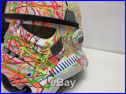 Art Piece Star Wars Stormtrooper adult Helmet. 1 of 5 unique piece of art Signed