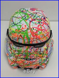 Art Piece Star Wars Stormtrooper adult Helmet. 1 of 5 unique piece of art Signed