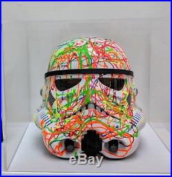 Art Piece Star Wars Stormtrooper adult Helmet. 1 of 5 unique piece of art Signed