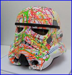 Art Piece Star Wars Stormtrooper adult Helmet. 1 of 5 unique piece of art Signed