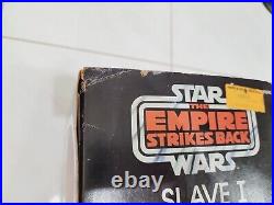 BOBA FETT Slave 1 Firespray Starship Ship 1981 Vintage Complete Box Carbonite