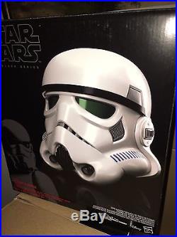 Black Series Star Wars STORMTROOPER Voice Changer Helmet Sand Storm Trooper Efx