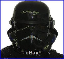 Black Stormtrooper Helmet for Star Wars Shadowtrooper Costume Armour