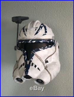 Captain Rex Star Wars The Clone Wars Replica Helmet Prop with Wall Mount