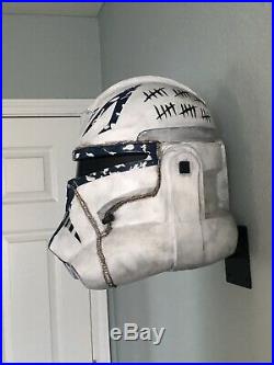 Captain Rex Star Wars The Clone Wars Replica Helmet Prop with Wall Mount