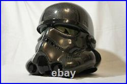 Carbon fiber Stormtrooper Helmet size 11 Hand Made